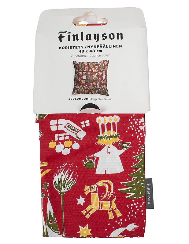 FINLAYSON Joulumuumi -koristetyynynpäällinen, 48x48 cm - Joulutuotteet - 10105638585 - 0
