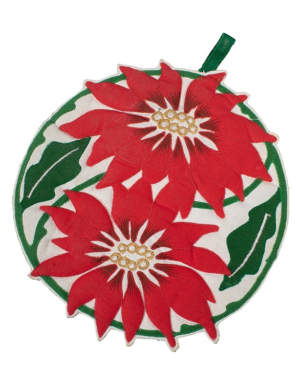 Jouluaiheinen patalappu, 20 cm, 1 kpl - Joulutuotteet - 10105638616 - 0