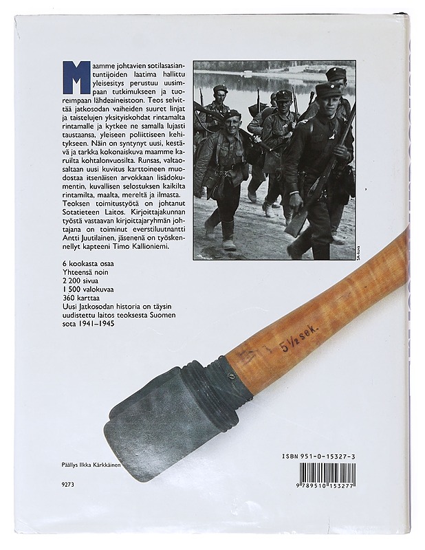 Jatkosodan historia 1-6 - Sotatieteen laitos. Sotahistorian toimisto - Historiakirjat - 10105638635 - 2