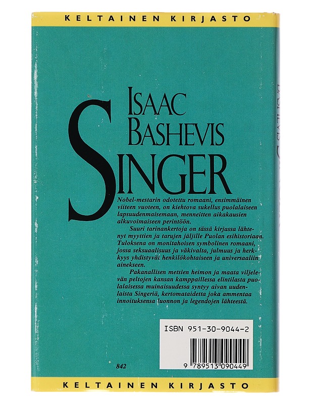 Peltojen kuningas - Singer, Isaac Bashevis - Romaanit ja novellit - 10105638655 - 1