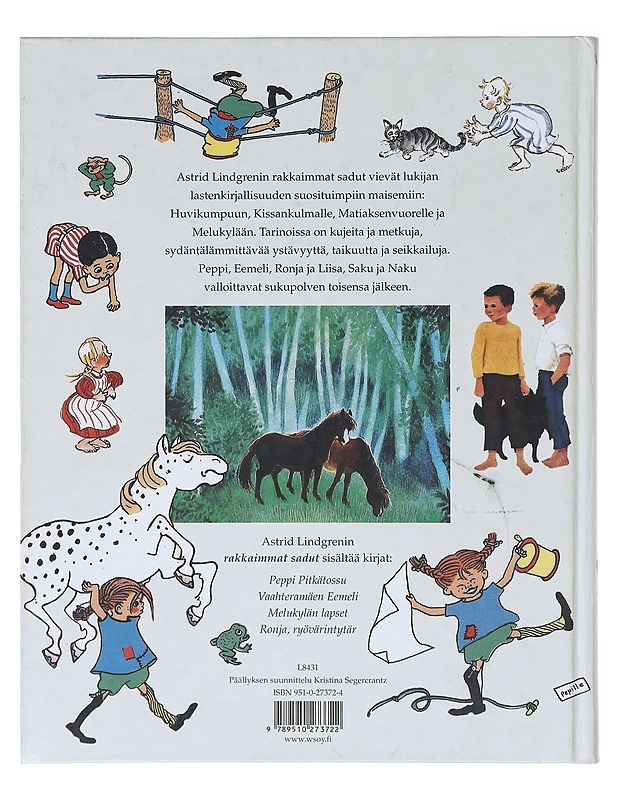 Astrid Lindgrenin rakkaimmat sadut - Lindgren, Astrid - Lastenkirjat - 10105638663 - 1