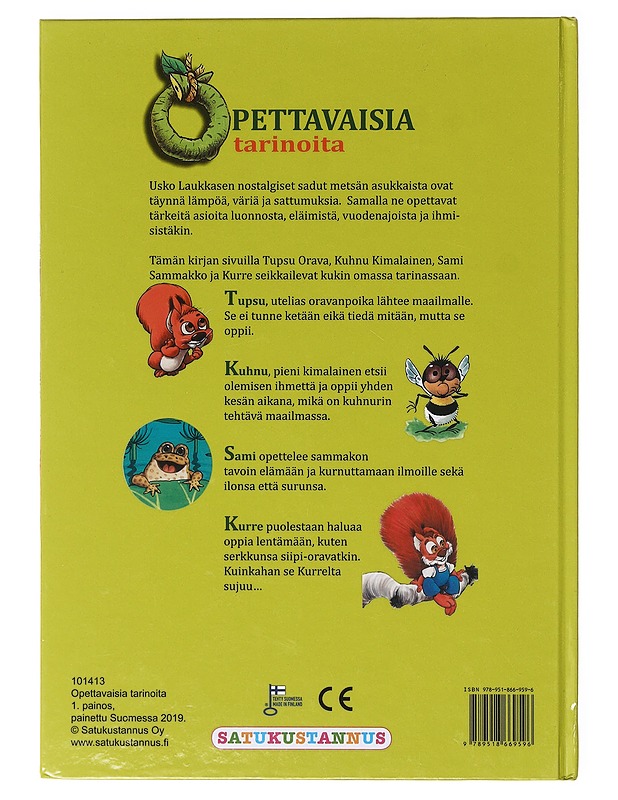 Opettavaisia tarinoita - Usko Laukkanen - Lastenkirjat - 10105638673 - 1