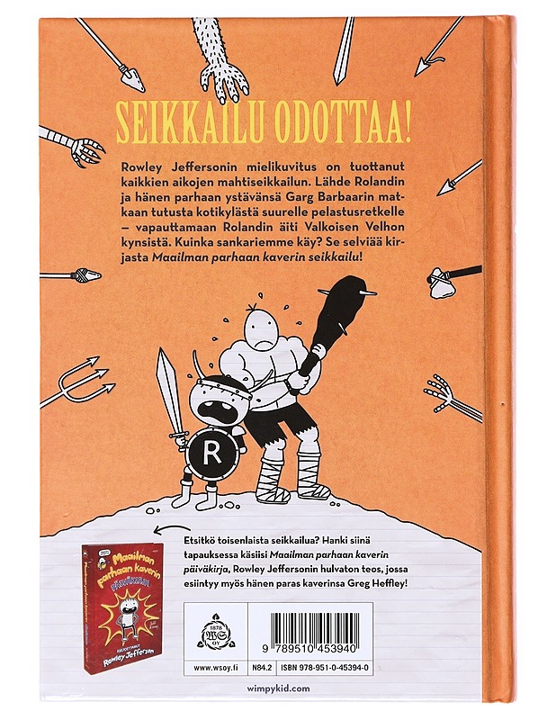 Maailman parhaan kaverin seikkailu / kirjoittanut Rowley Jefferson - Kinney, Jeff - Nuorten kirjat - 10105638698 - 1