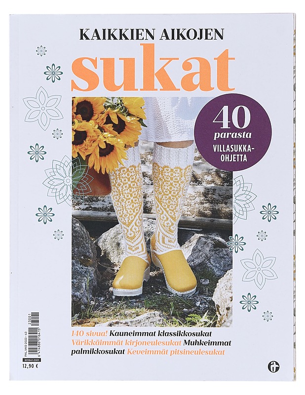 Kaikkien aikojen sukat ; 40 parasta villasukka ohjetta - Tytti Kontula - Lehdet - 10105638716 - 0