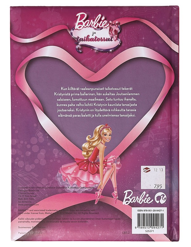 Barbie ja taikatossut - Rekiaro, Päivi - Lastenkirjat - 10105638733 - 1