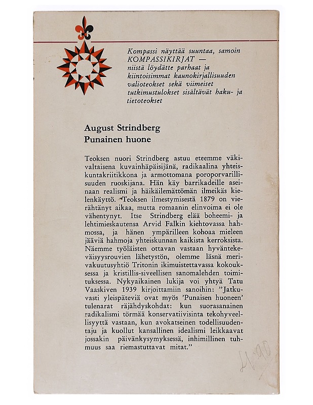 Punainen huone - August Strindberg - Romaanit ja novellit - 10105638814 - 1