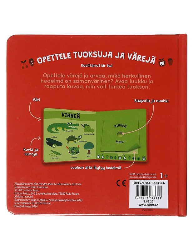 Tuoksuva kirja / 7 tuoksua - Mr. Iwi - Lastenkirjat - 10105638832 - 1