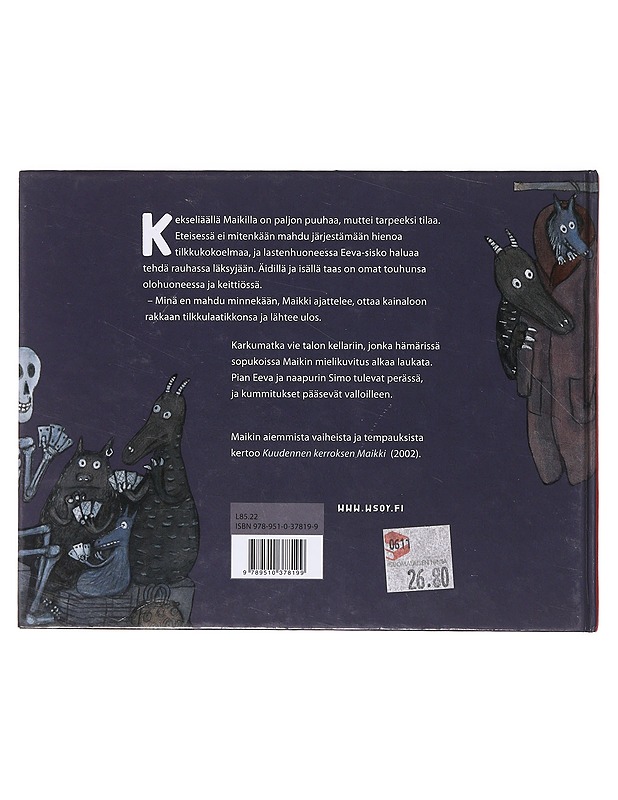 Maikki ja kellarin kummitukset - Salla Savolainen - Lastenkirjat - 10105638851 - 1