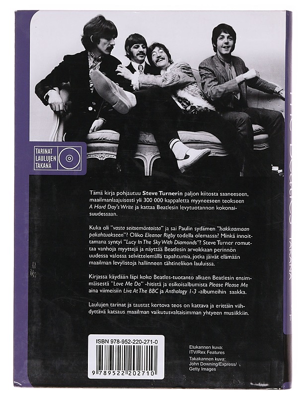 Inside the Beatles ; Tarinat laulujen takana - Turner, Steve - Tietokirjat ja oppaat - 10105638853 - 1