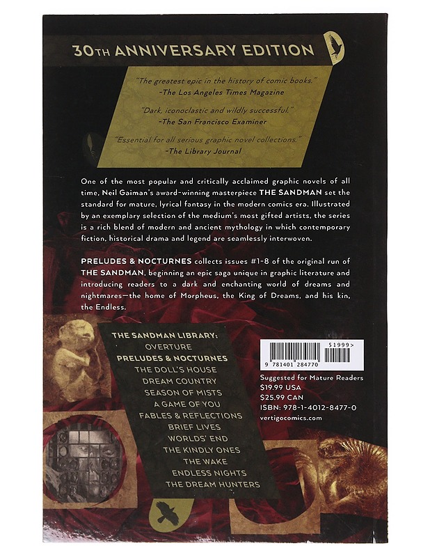 The Sandman / Volume I Preludes & nocturnes - Gaiman, Neil - Sarjakuvat - 10105638872 - 1