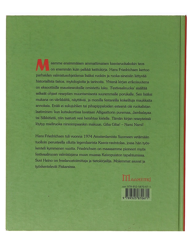 Mieliruokaa kasviksista ja kalasta - Friedrichsen, Hans - Ruokakirjat - 10105638891 - 1