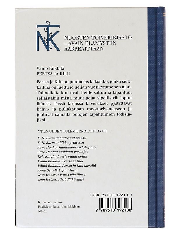 Pertsa ja Kilu - Väinö Riikkilä - Lastenkirjat - 10105638931 - 1