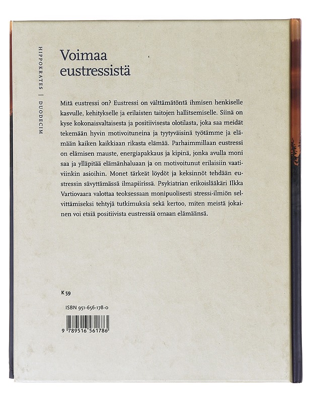 Voimaa eustressistä - Ilkka Vartiovaara - Tietokirjat ja oppaat - 10105638930 - 1