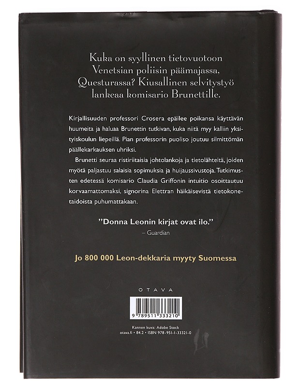Anteeksiannon houkutus - Leon, Donna - Romaanit ja novellit - 10105638942 - 1