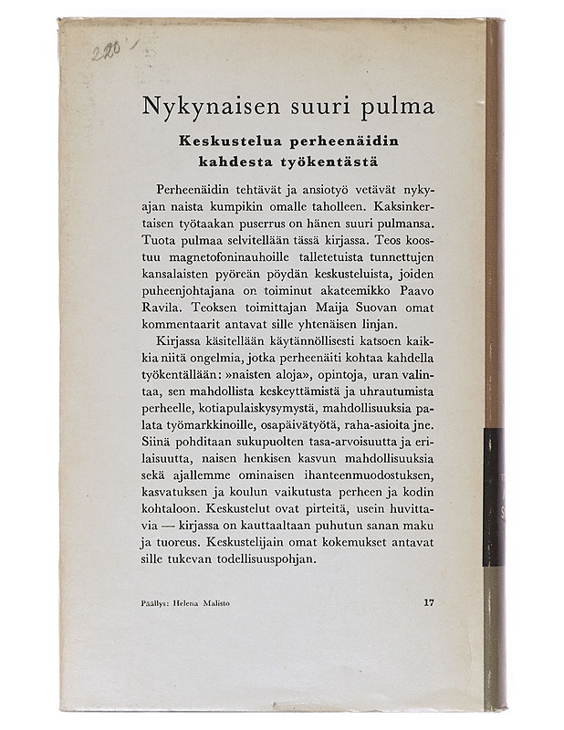 Nykynaisen suuri pulma - Suova, Maija  - Tietokirjat ja oppaat - 10105638999 - 1