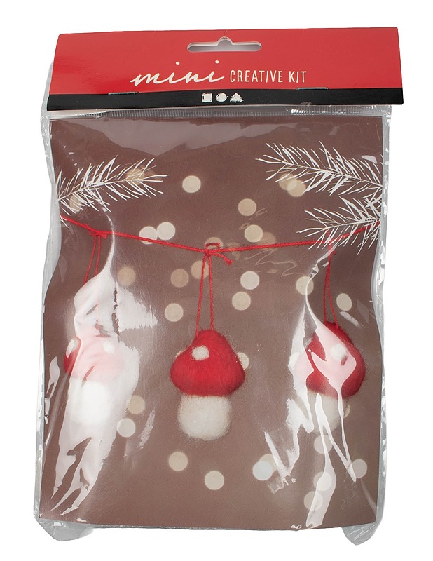 MINI Creative Kit Askartelusetti Sienet naruilla - Joulutuotteet - 10105639047 - 0