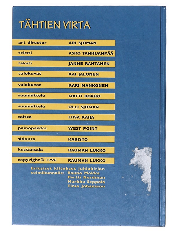 Tähtien virta 1986-96 - Tanhuanpää, Asko - Tietokirjat ja oppaat - 10105639187 - 1