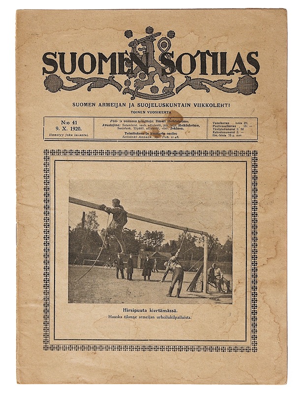 Suomen sotilas N:o 41/1920 - Lehdet - 10105639193 - 0