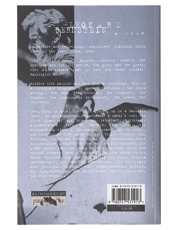 Leonard Bernstein : a life - Meryle Secrest - Elämäkerrat ja muistelmat - 10105639200 - 1