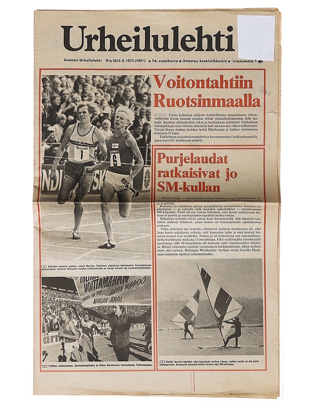 Suomen Urheilulehti N:o 36/1973 - Lehdet - 10105639205 - 0