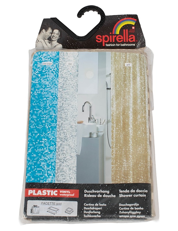 SPIRELLA Facette suihkuverho, 180x200 cm - Verhot ja kapat - 10105639217 - 0