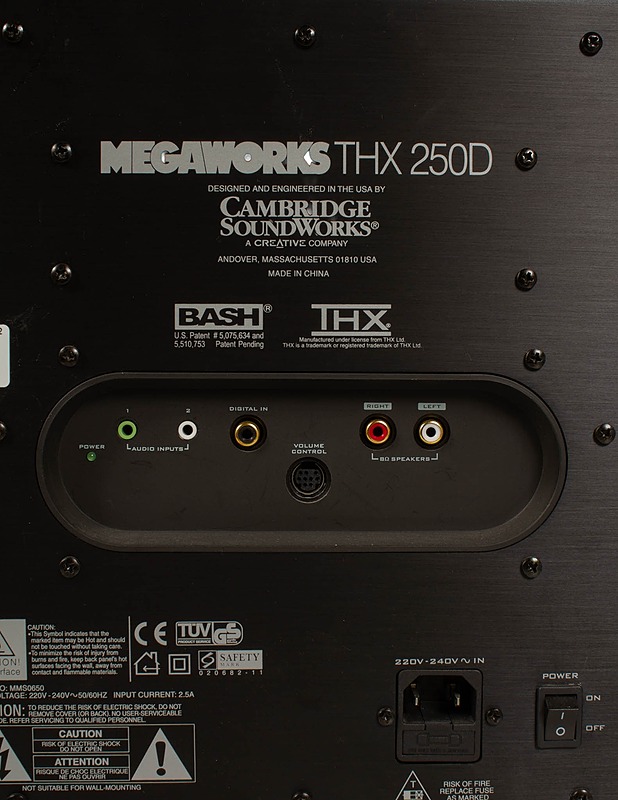 CAMBRIDGE SOUNDWORKS MMS 0650 Megaworks THX 250D kaiutinsarja aktiivisubwooferilla - Audio - 10105639250 - 2