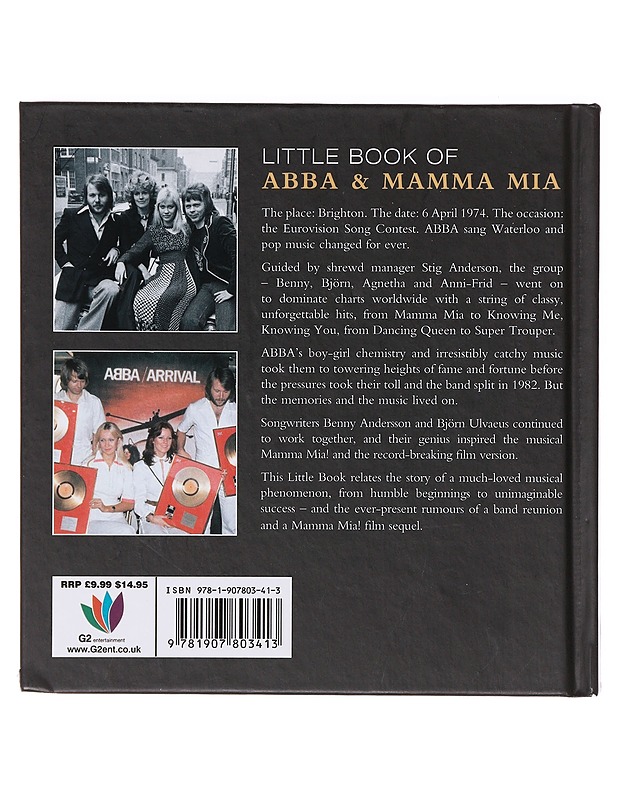 Little book of ABBA - Musiikki- ja elokuvakirjat - 10105639268 - 1