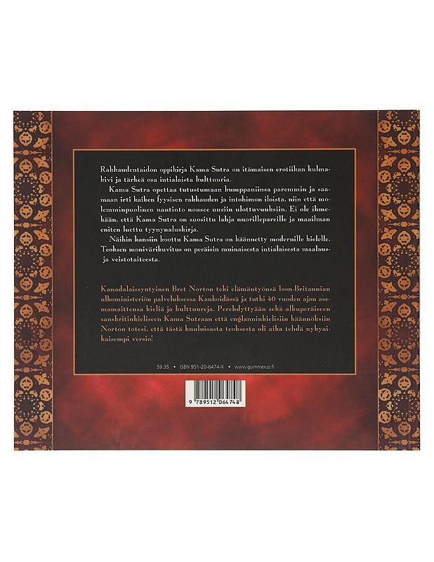 Kama Sutra (K18)  - Norton, Bret - Tietokirjat ja oppaat - 10105639278 - 1