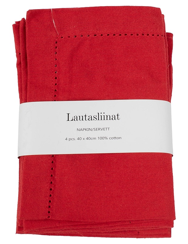 AMANDAB Collection Lautasliinat, 40 x 40 cm - 4kpl - Pöytäliinat - 10105639348 - 0