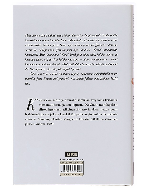 Kesäsade - Duras, Marguerite - Kirja lahjaksi - 10105639373 - 1