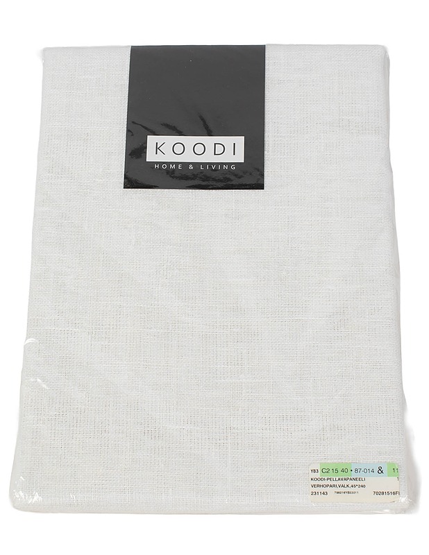 KOODI paneeliverho, 43x240 cm, 2 kpl - Verhot ja kapat - 10105639395 - 0