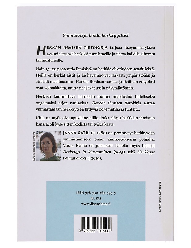 Herkän ihmisen tietokirja - Janna Satri - Tietokirjat ja oppaat - 10105639404 - 1