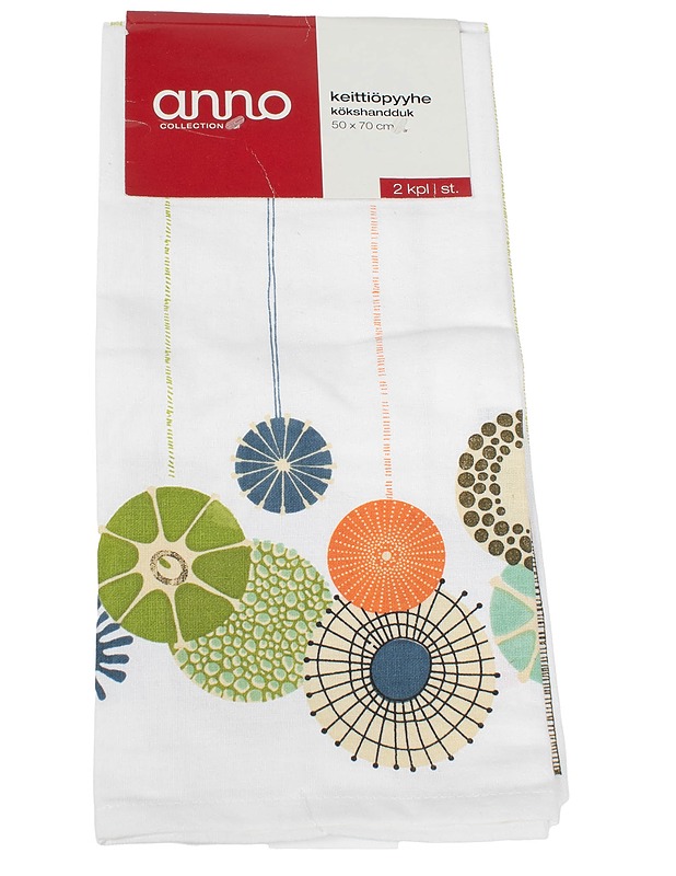 ANNO COLLECTION keittiöpyyhe, 50x70 cm, 2 kpl - Pyyhkeet - 10105639415 - 0