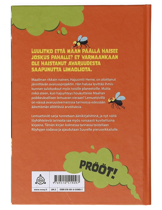 Ensimmäinen hajuyhteys ja muita ällöttäviä mysteereitä - Lipasti, Roope - Lastenkirjat - 10105639417 - 1