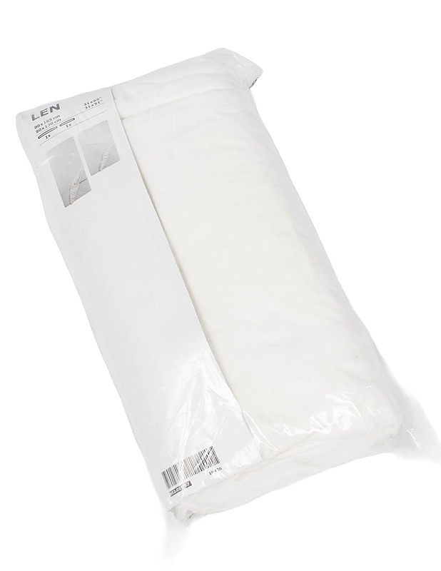 IKEA LEN aluslakanasetti, 80 x 165 cm + 80 x 130 cm - Liinavaatteet - 10105639468 - 0
