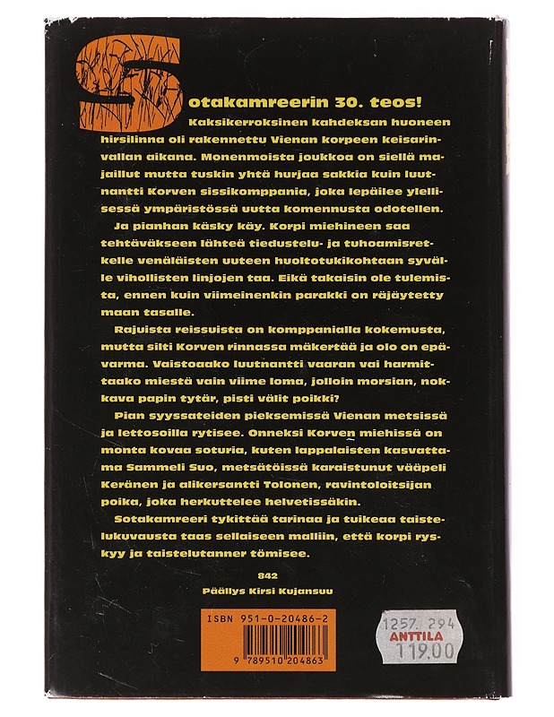 Tukikohta palaa / romaani - Reino Lehväslaiho - Romaanit ja novellit - 10105639479 - 1