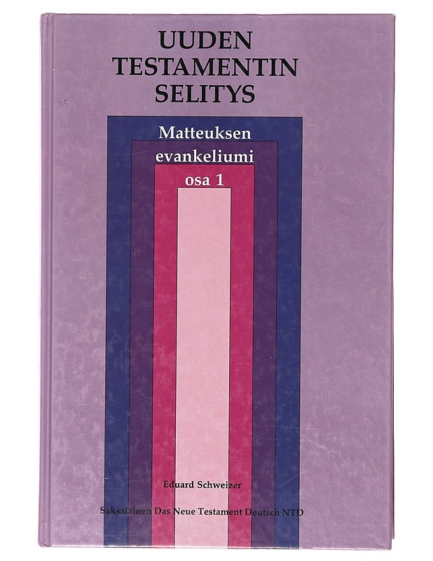 MATTEUKSEN EVANKELIUMI - Schweizer, Eduard - Tietokirjat ja oppaat - 10105639504 - 0