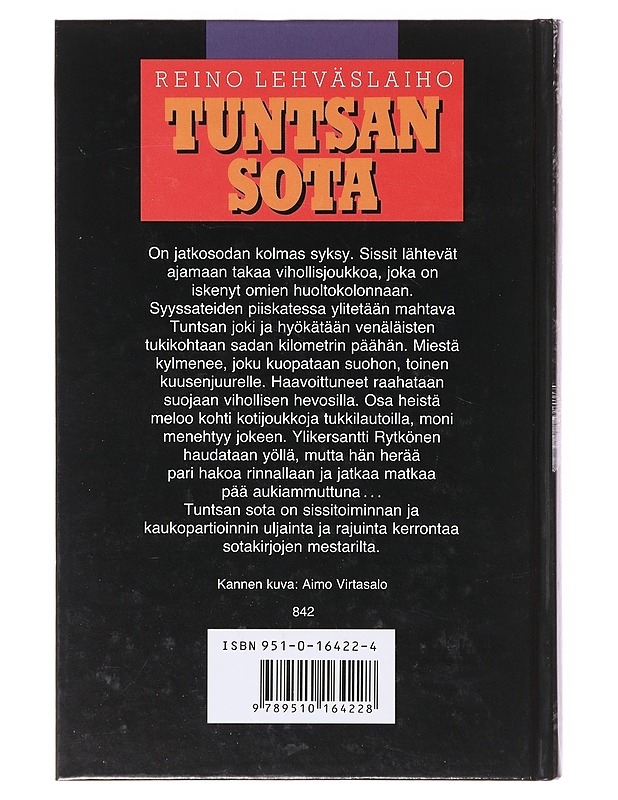 Tuntsan sota / romaani - Reino Lehväslaiho - Romaanit ja novellit - 10105639552 - 1