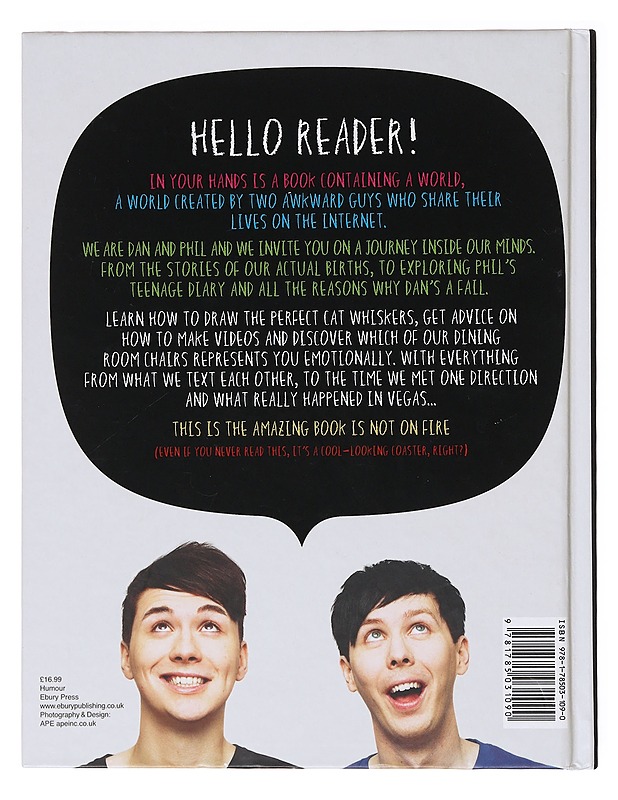 The amazing book is not on fire / the world of Dan and Phil - Howell, Dan - Tietokirjat - 10105639554 - 1