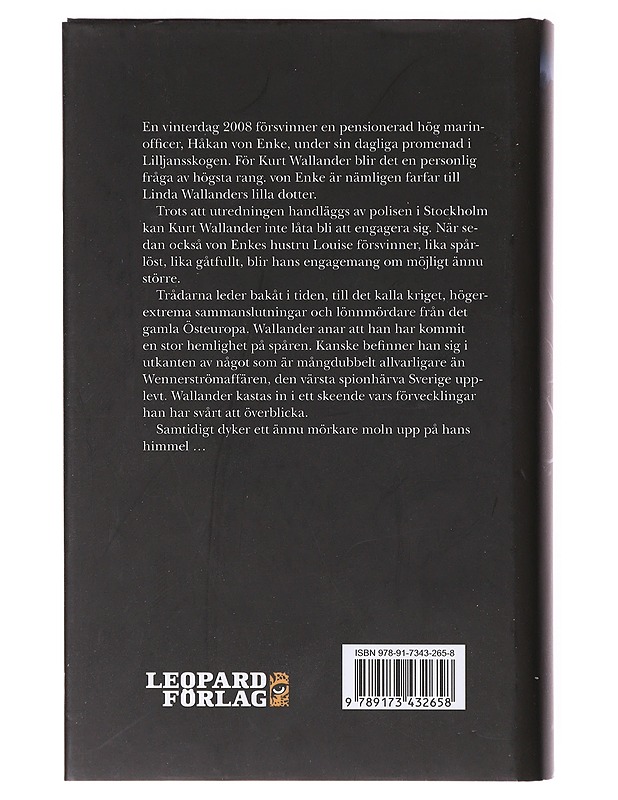 Den orolige mannen - Henning Mankell - Romaanit ja novellit - 10105639587 - 1