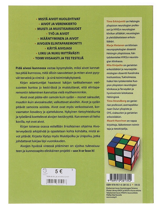 Pidä aivosi kunnossa - Kivipelto, Miia - Tietokirjat ja oppaat - 10105639594 - 1