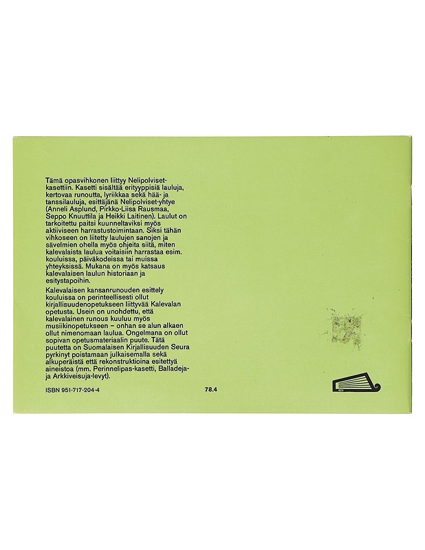 Kalevalaisia lauluja - Anneli Asplund - Tietokirjat ja oppaat - 10105639598 - 1