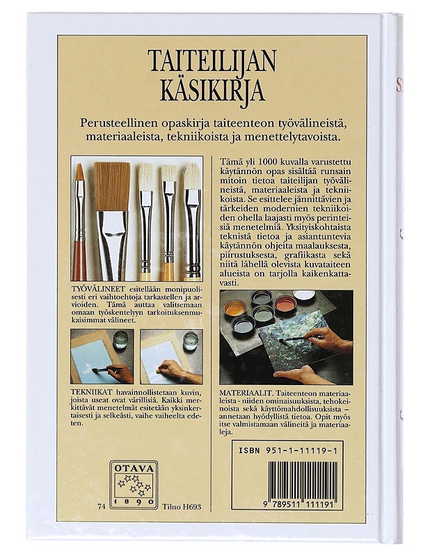 Taiteilijan käsikirja : piirustus, maalaus, grafiikka, työvälineet, tekniikat - Ray Smith - Tietokirjat ja oppaat - 10105639608 - 1