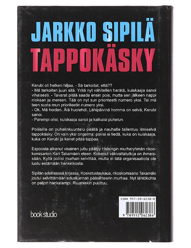 Tappokäsky - Jarkko Sipilä - Jännitys ja dekkarit - 10105639609 - 1