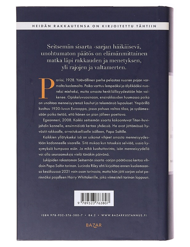 Atlas, Papa Saltin tarina - Riley, Lucinda - Romaanit ja novellit - 10105639633 - 1