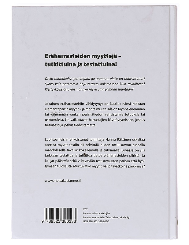 Erämyytit - Hannu Räisänen - Tietokirjat ja oppaat - 10105639646 - 1