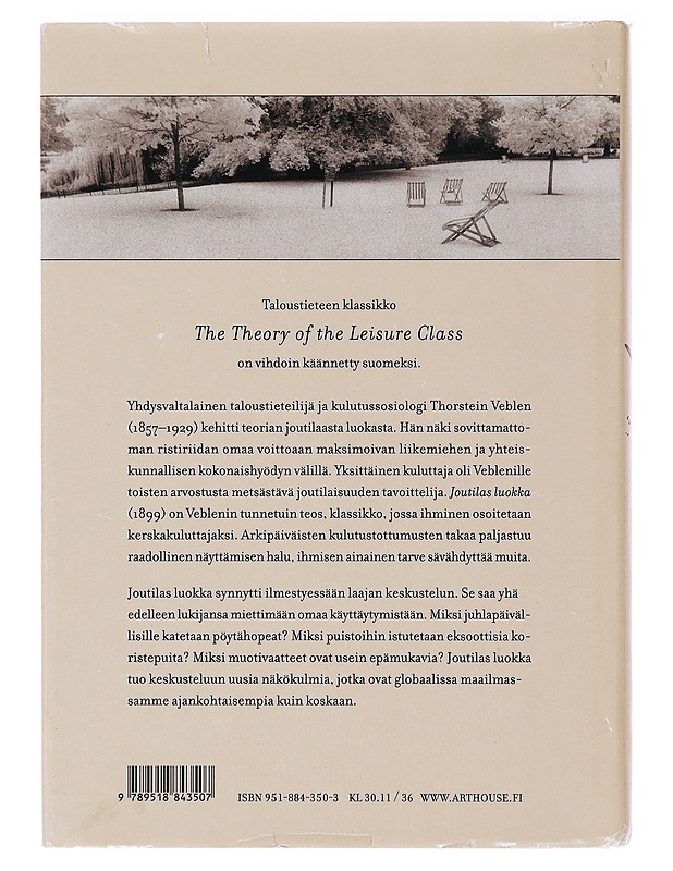 Joutilas luokka - Veblen, Thorstein - Tietokirjat ja oppaat - 10105639661 - 1