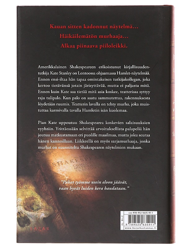 Shakespearen salaisuus - Carrell, Jennifer Lee - Romaanit ja novellit - 10105639660 - 1