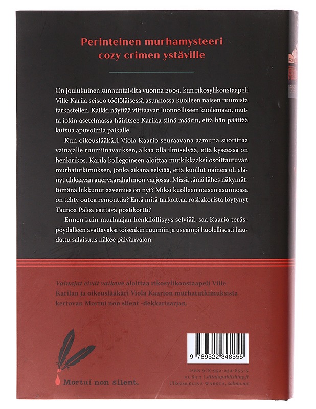Vainajat eivät vaikene - Rainio, Sari - Romaanit ja novellit - 10105639666 - 1