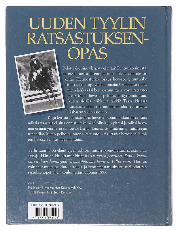 Uuden tyylin ratsastuksenopas - Terhi Laurila - Tietokirjat ja oppaat - 10105639677 - 1